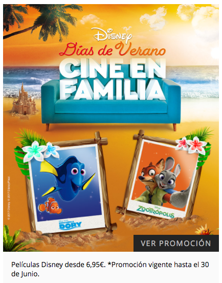 El Corte Inglés - Películas Disney a 6,95 €